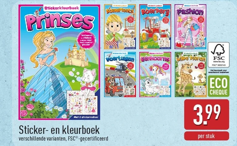 Sticker- en kleurboek