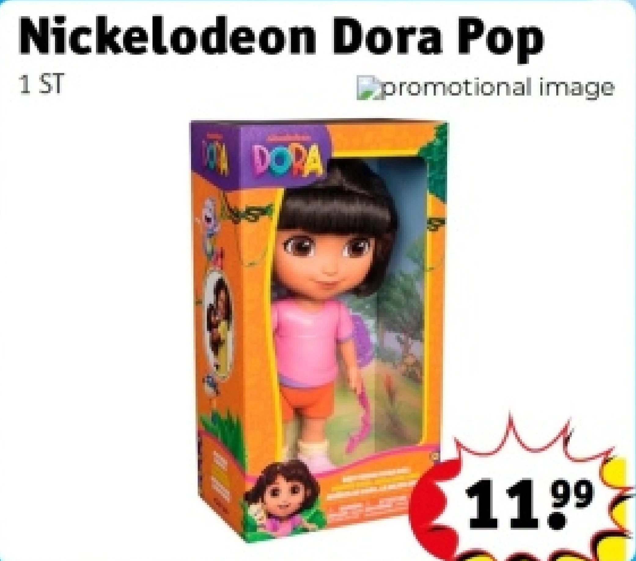 Nickelodeon Dora Pop