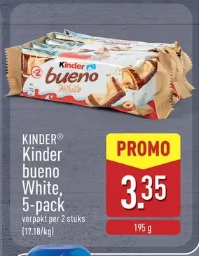 Kinder bueno White, 5-pack