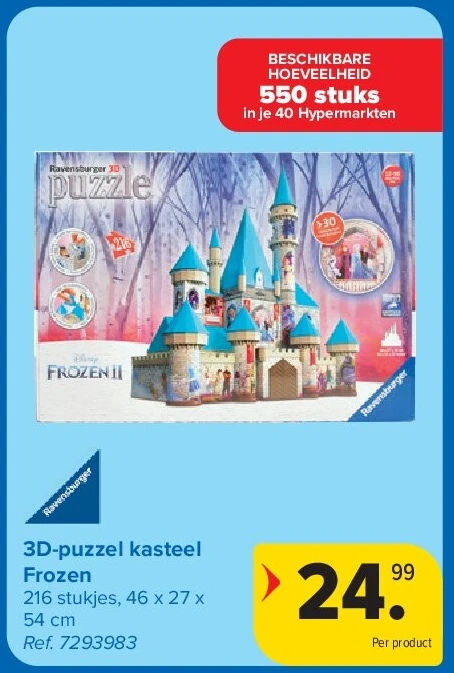 3D-puzzel kasteel Frozen