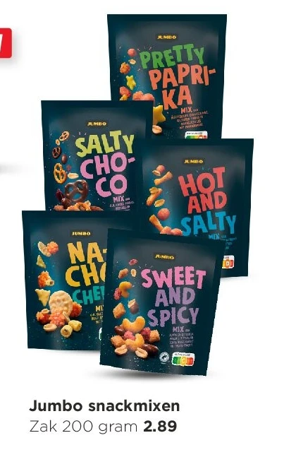 Jumbo snackmixen