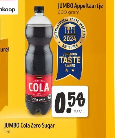 JUMBO Cola Zero Sugar 1,5L