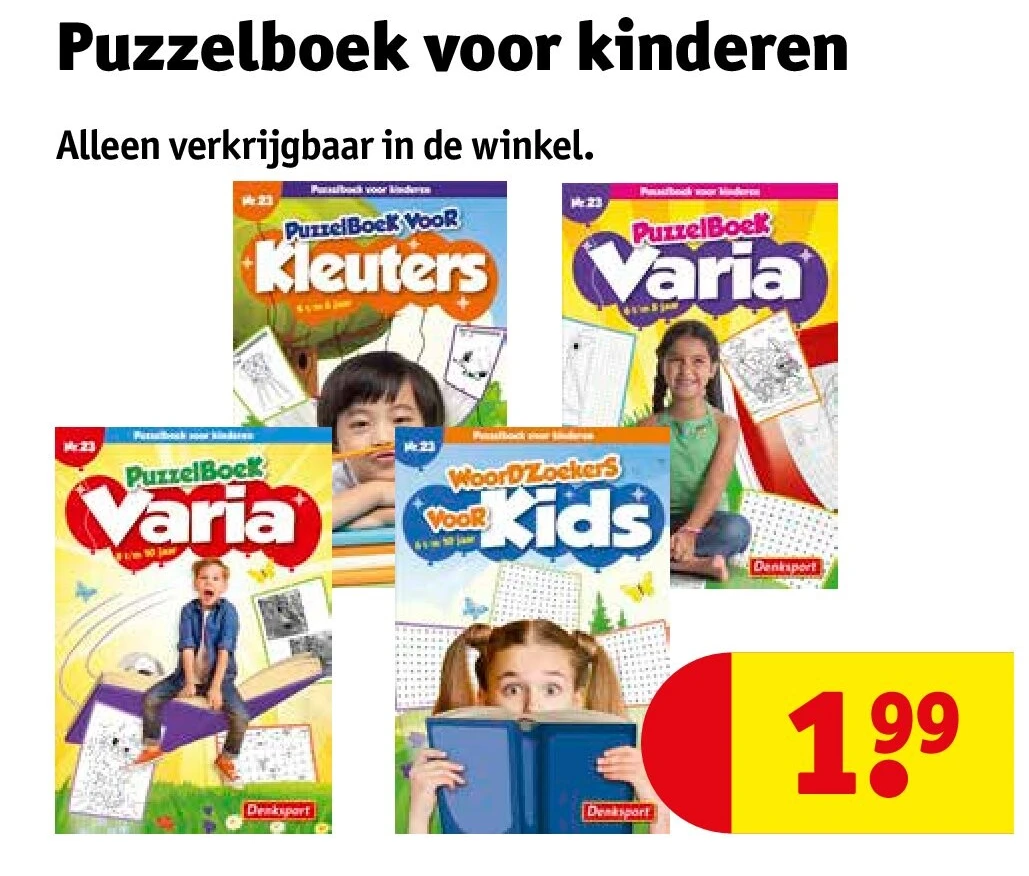 Puzzelboek voor kinderen