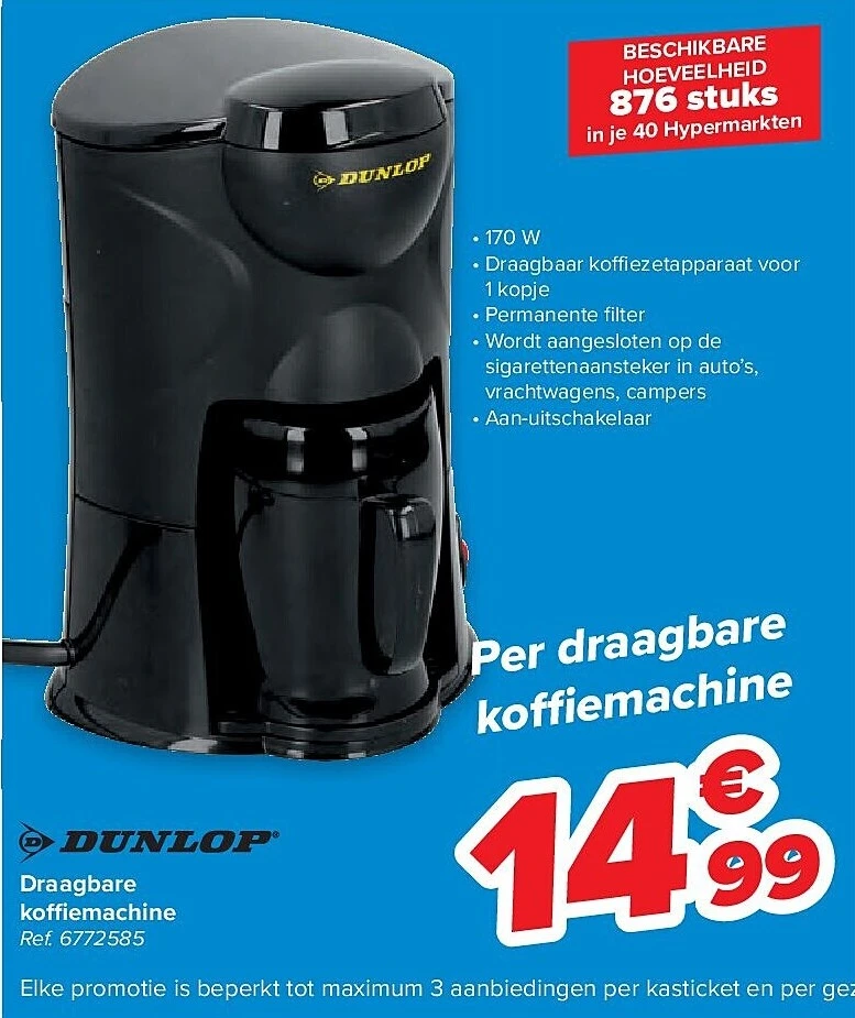 Draagbare koffi emachine