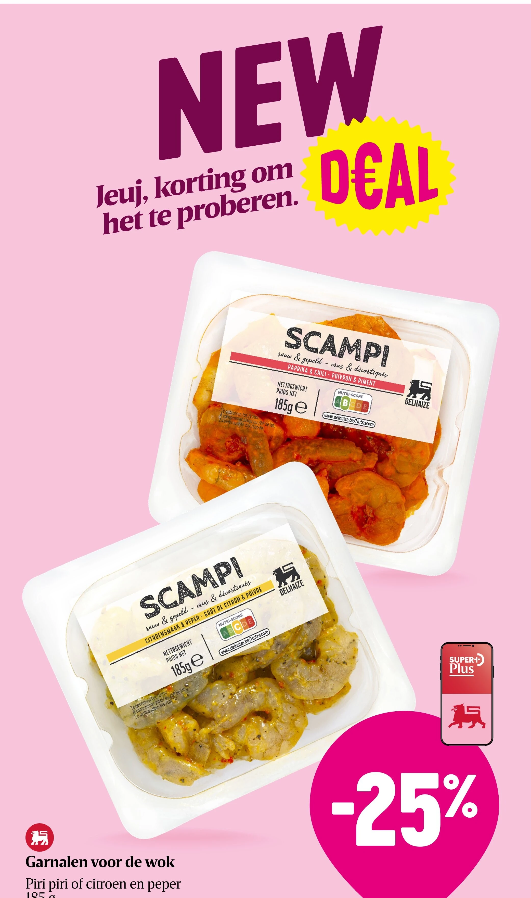 Garnalen voor de wok