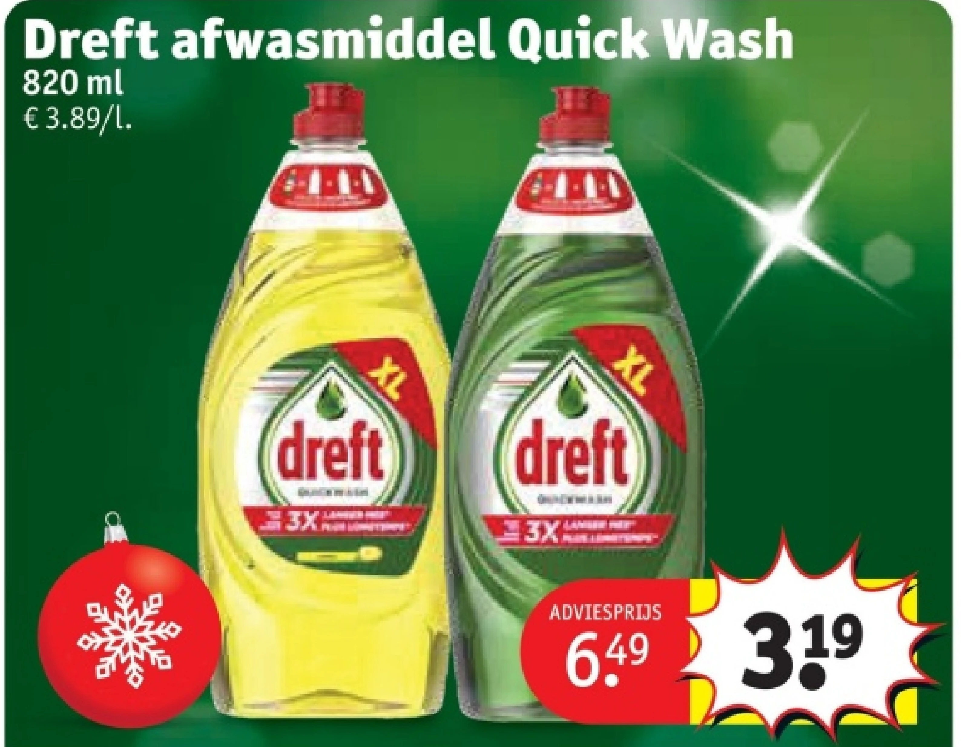 Dreft afwasmiddel Quick Wash