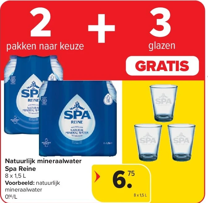 Natuurlijk mineraalwater Spa Reine