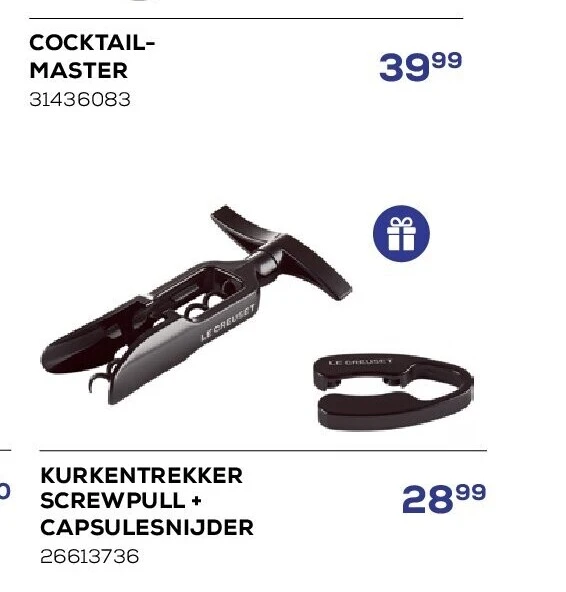 KURKENTREKKER SCREWPULL + CAPSULESNIJDER
