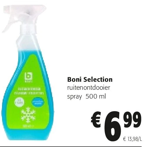 Boni Selection ruitenontdooier spray 500 ml