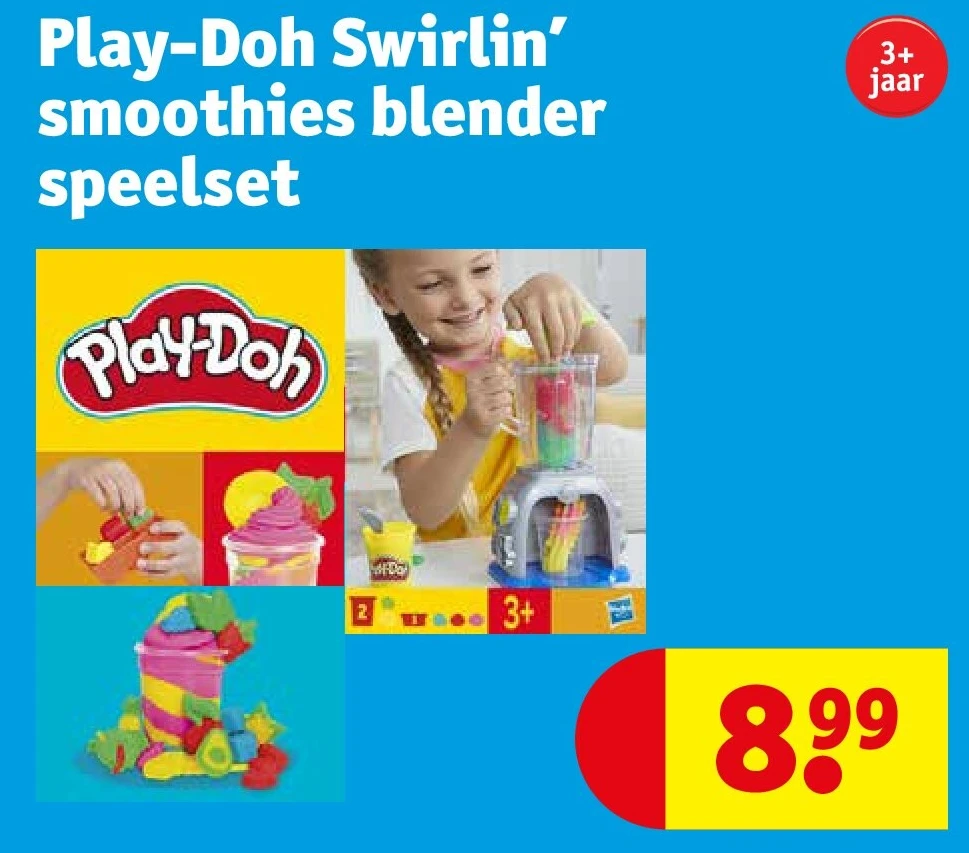 Play-Doh Swirlin’ smoothies blender speelset