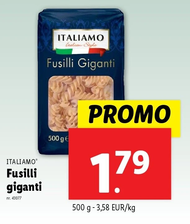Fusilli giganti