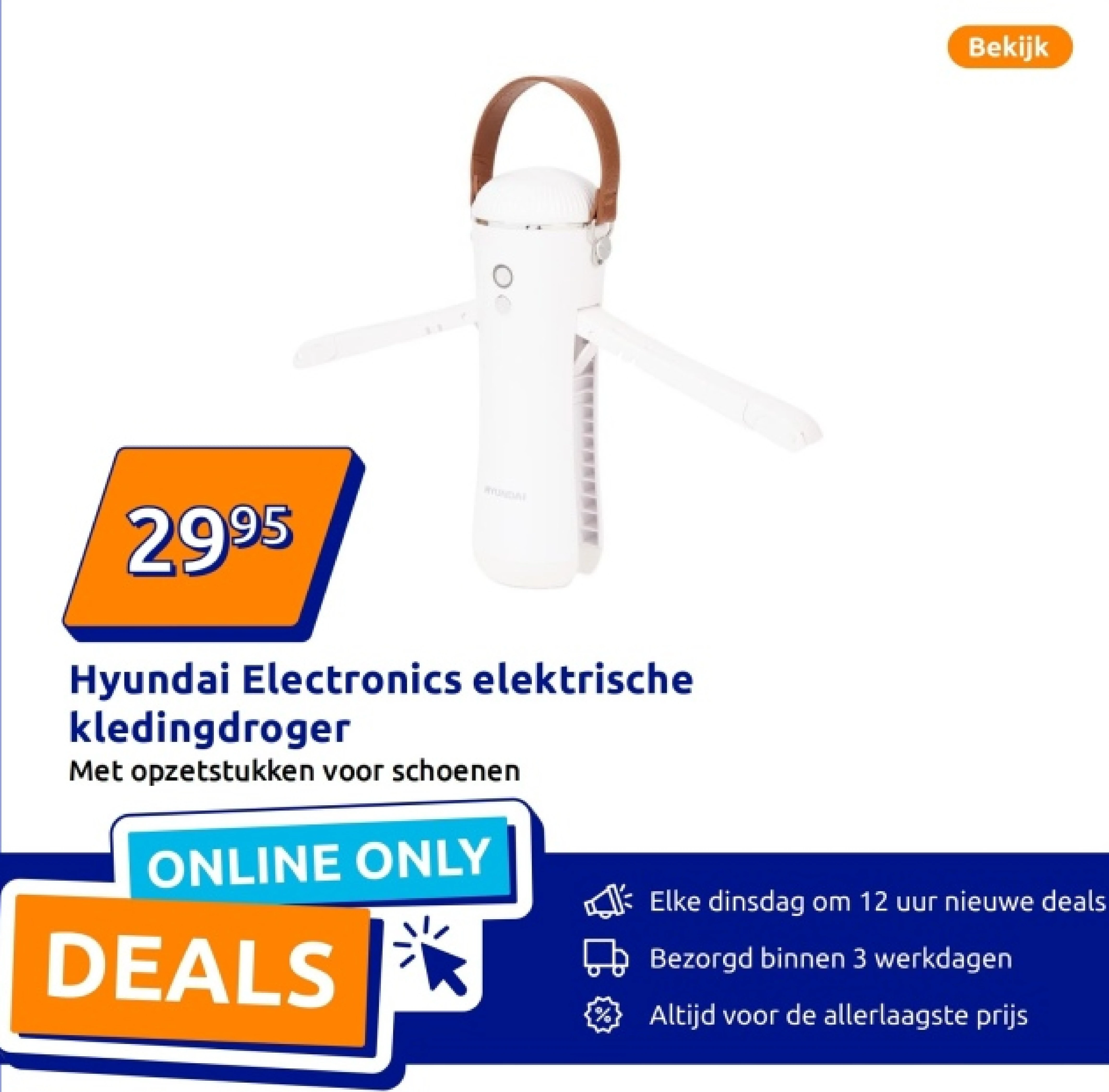 Hyundai Electronics elektrische kledingdroger