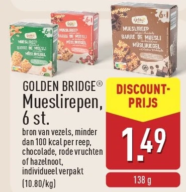 Mueslirepen, 6st.