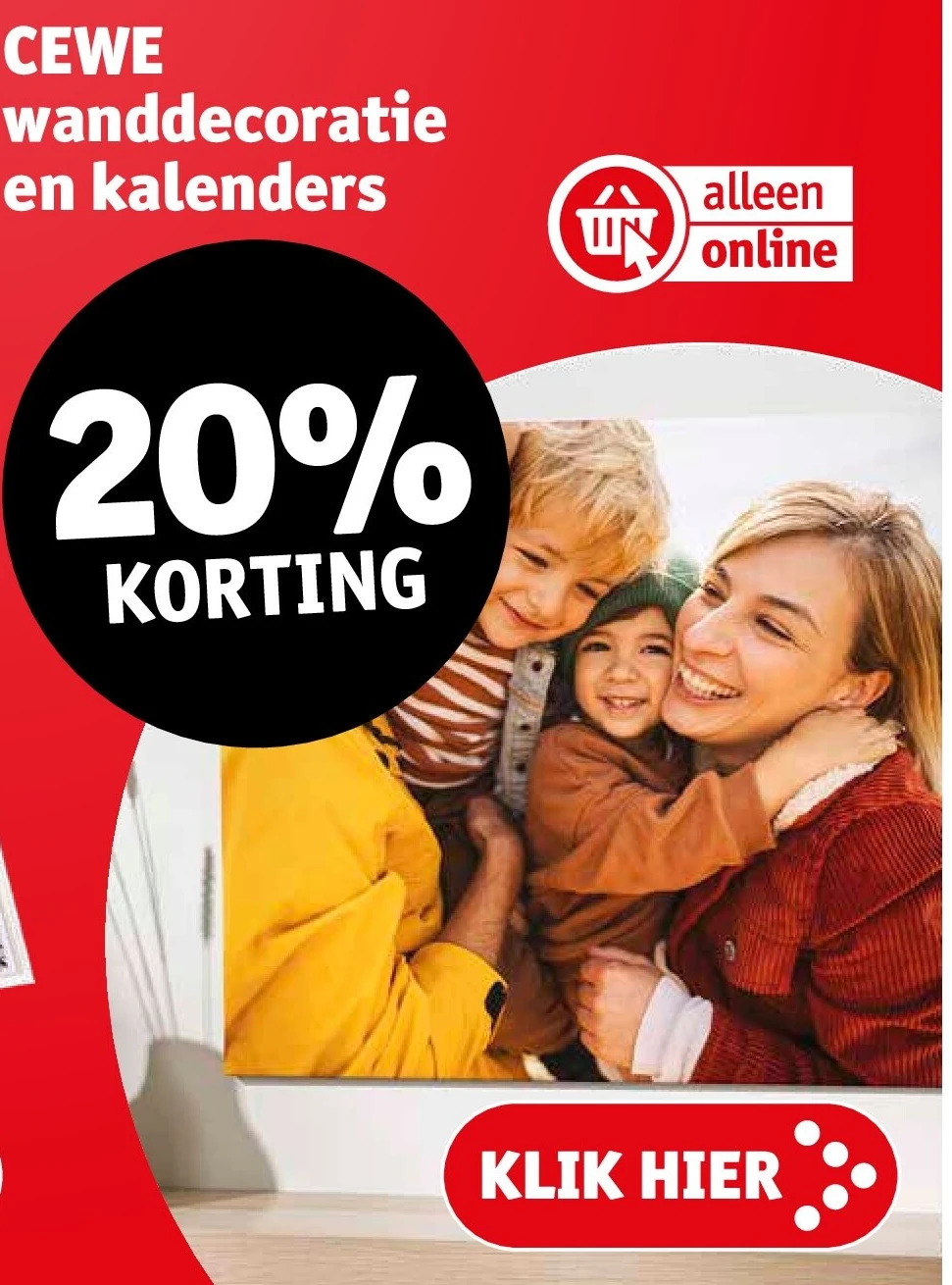 CEWE wanddecoratie en kalenders