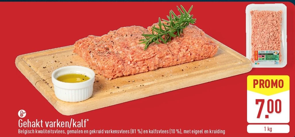 Gehakt varken/kalf