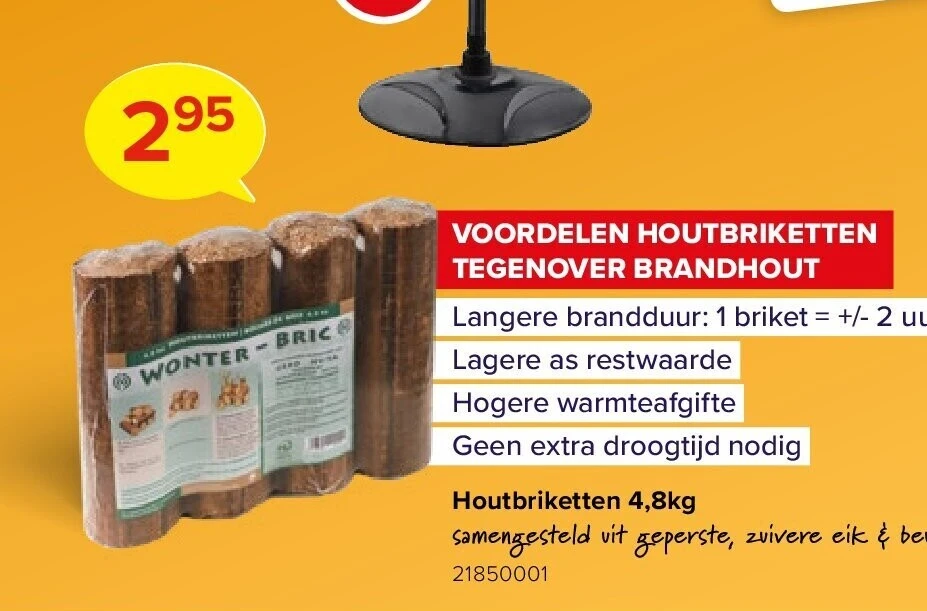 Houtbriketten 4,8kg