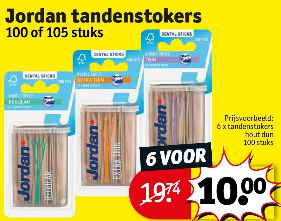 Jordan tandenstokers