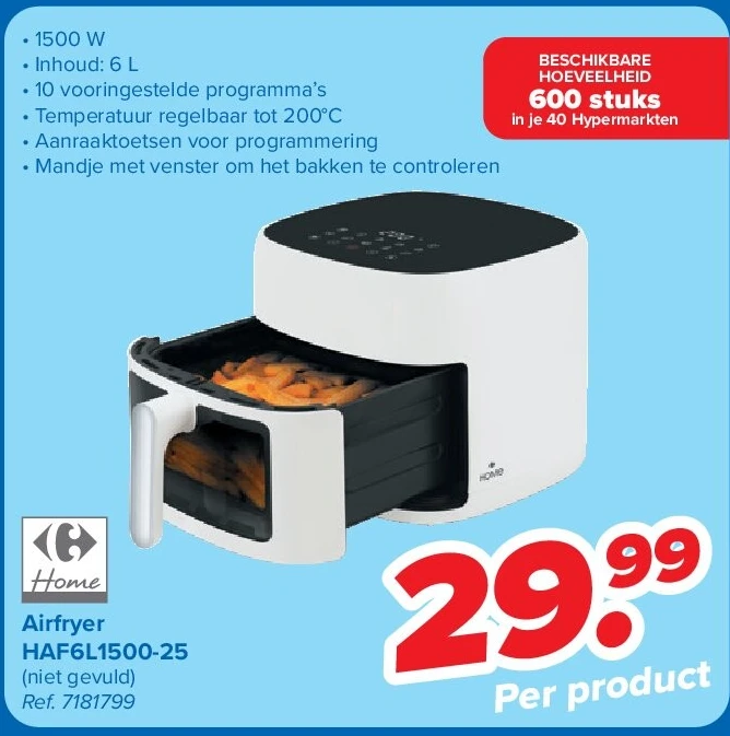 Airfryer HAF6L1500-25