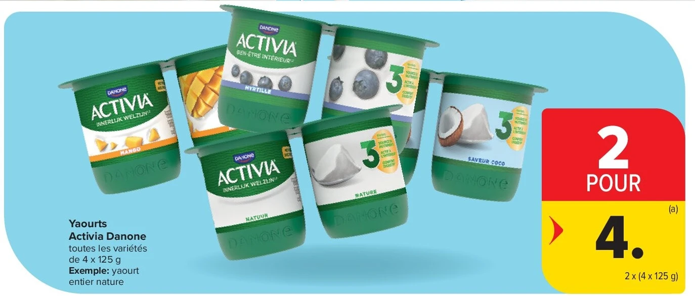 Yaourts Activia Danone