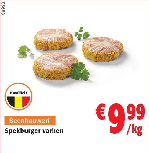 Spekburger varken 88998
