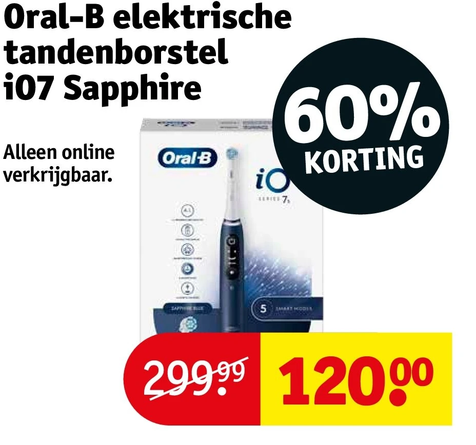 Oral-B elektrische tandenborstel iO7 Sapphire