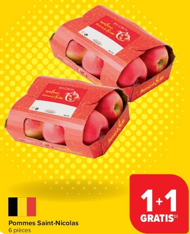 Pommes Saint-Nicolas 6 pièces