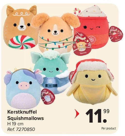 Kerstknu el Squishmallows