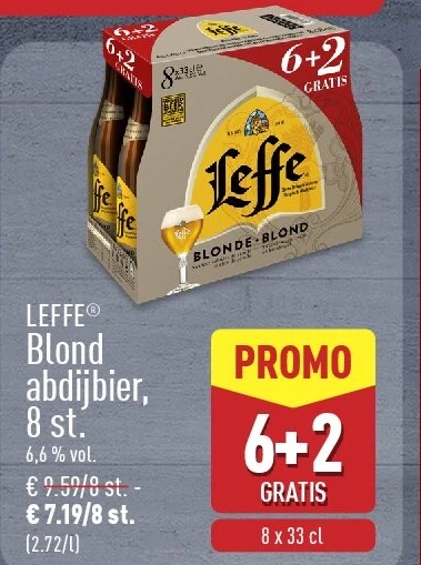 Blond abdijbier, 8st.