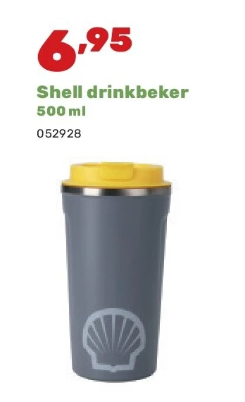 Shell drinkbeker 500 ml