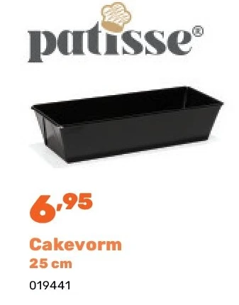 Cakevorm 25 cm