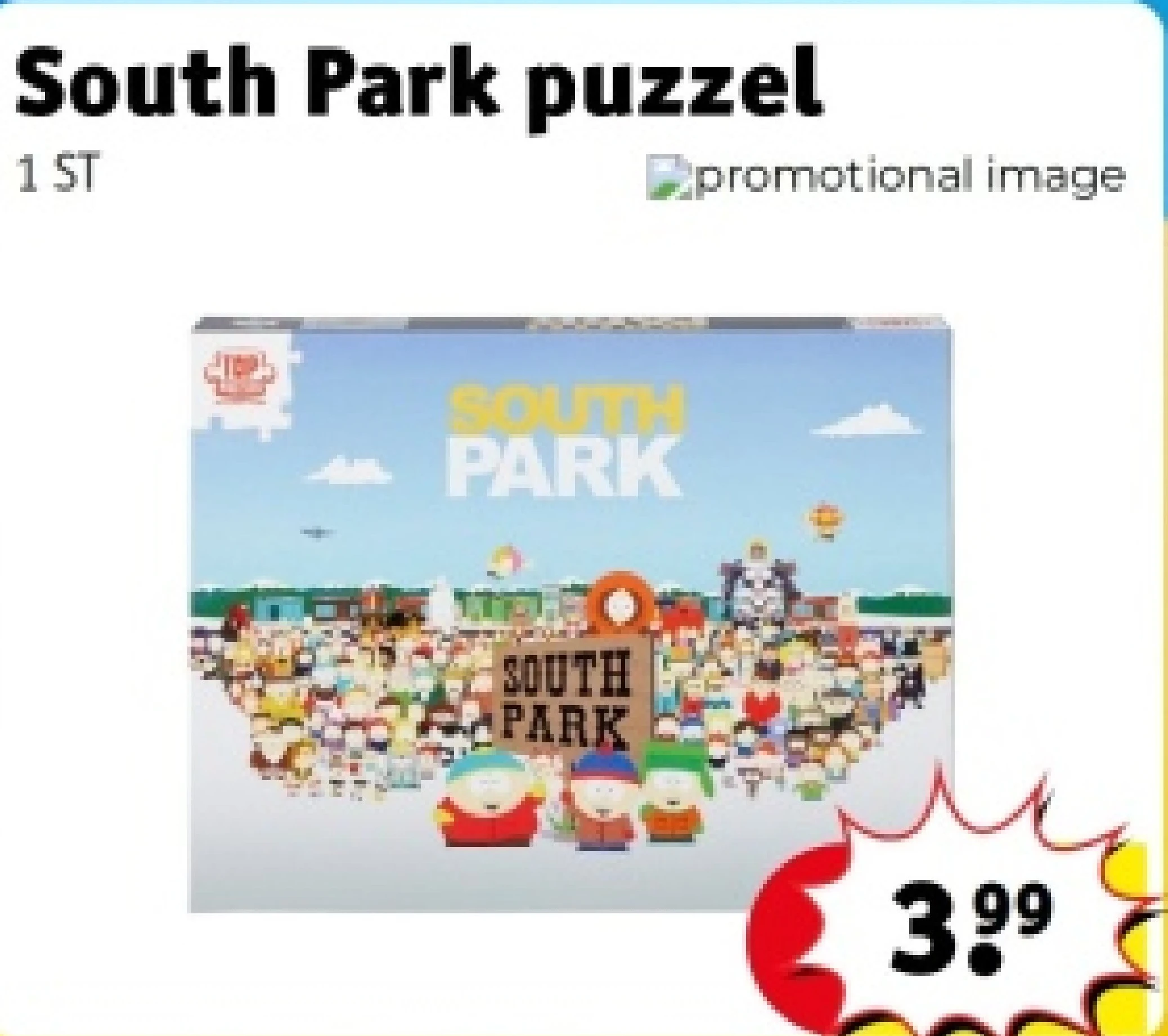 South Park puzzel