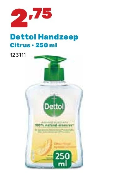 Dettol Handzeep Citrus • 250 ml
