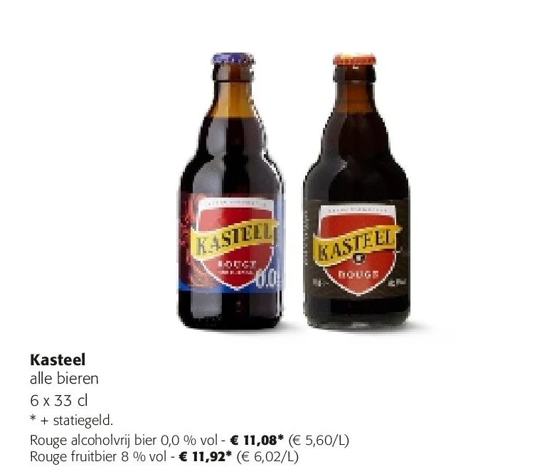 Rouge alcoholvrij bier 0,0 % vol