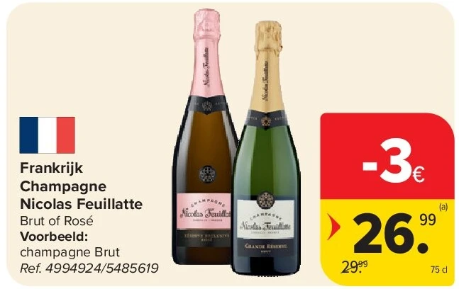 Frankrijk Champagne Nicolas Feuillatte