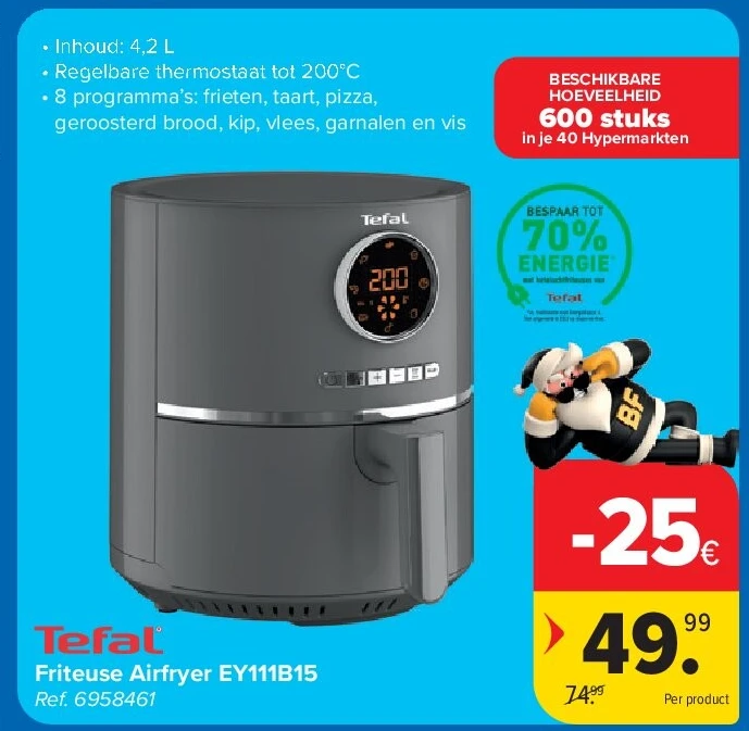 Friteuse Airfryer EY111B15