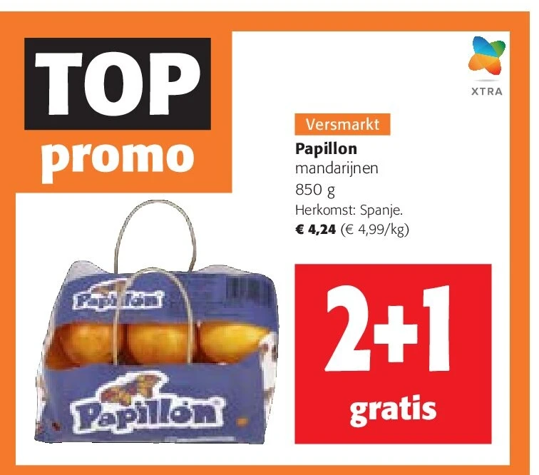Papillon mandarijnen 850 g