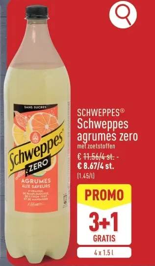 Schweppes agrumes zero