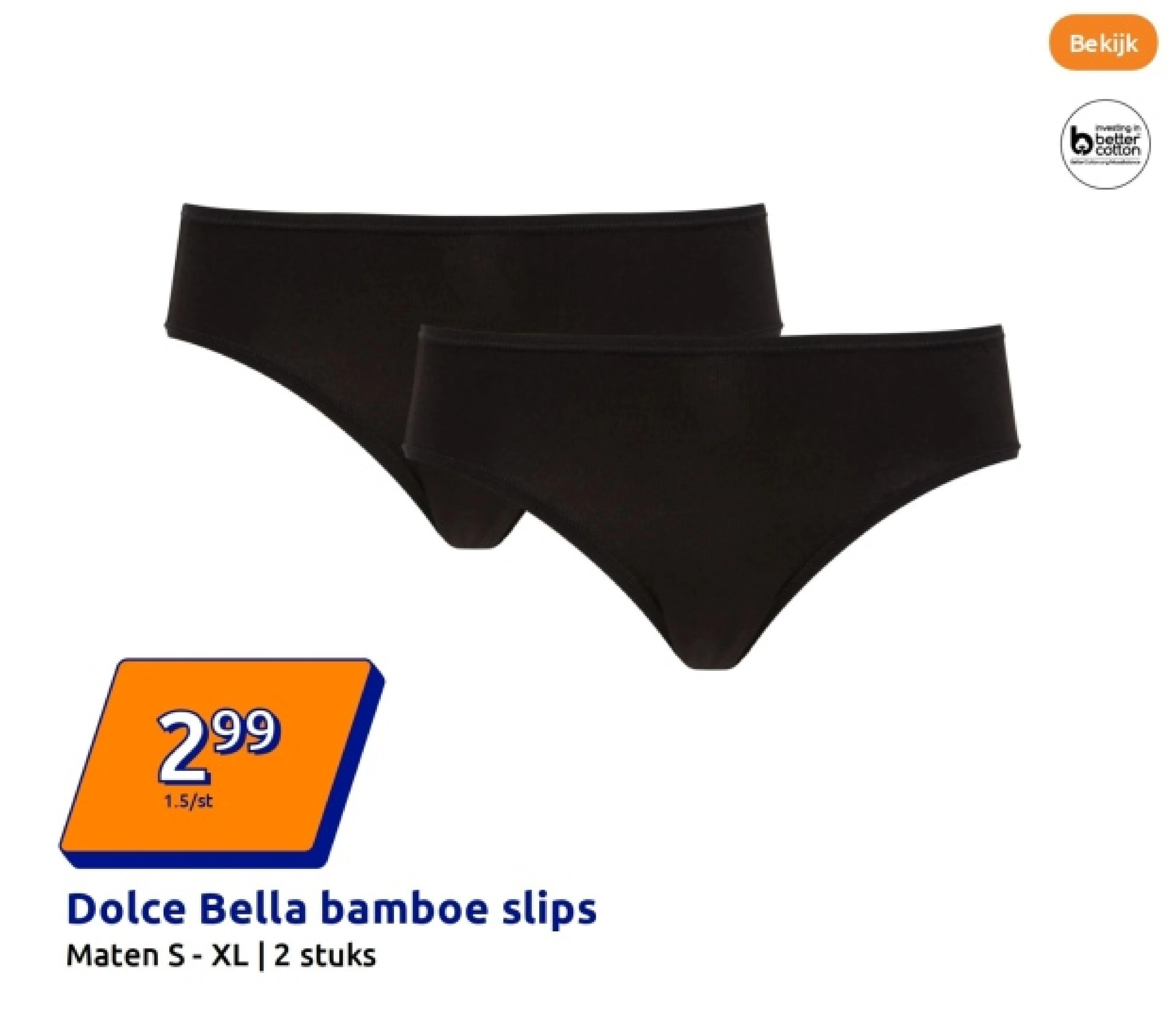 Dolce Bella bamboe slips