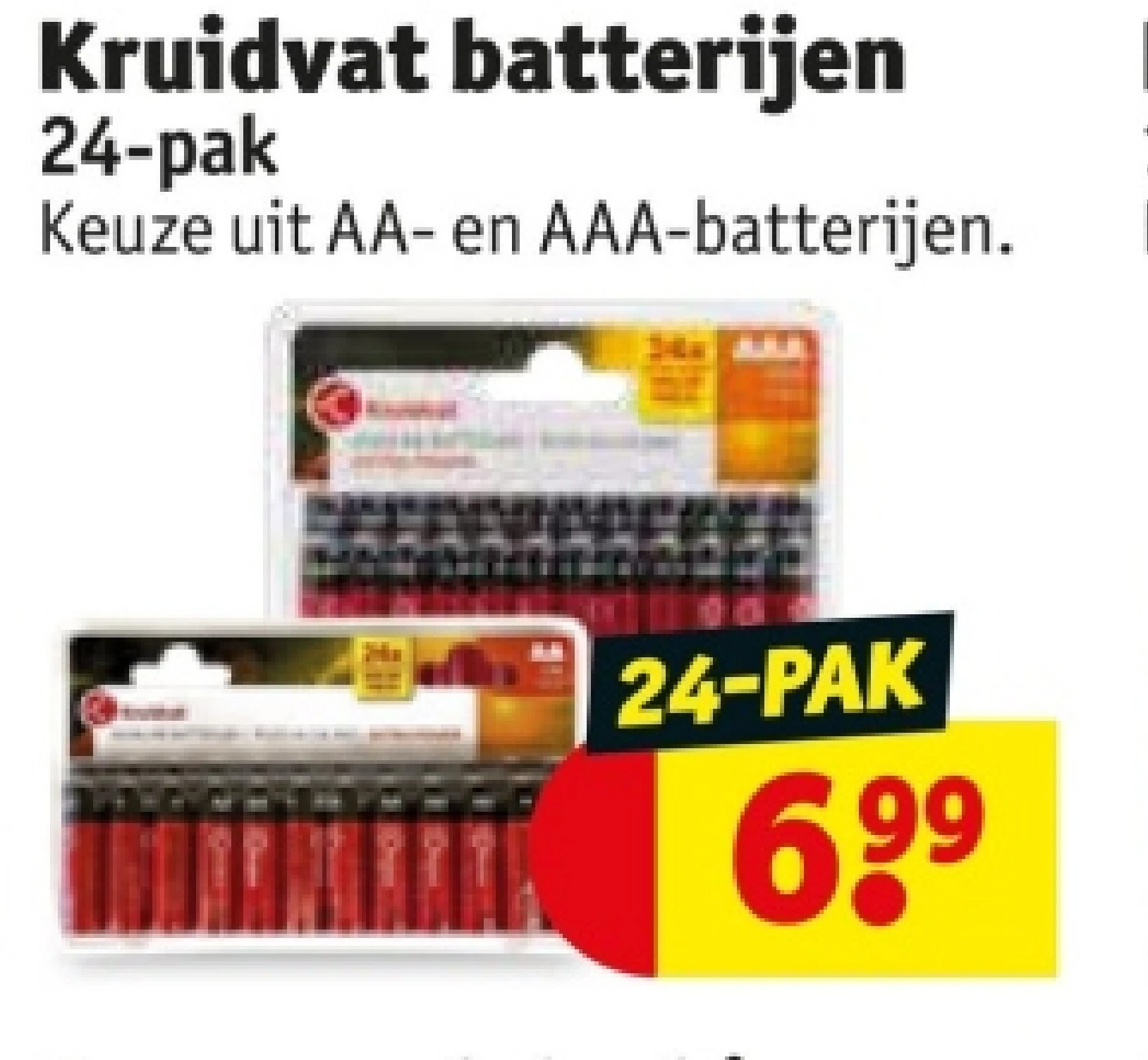 Kruidvat batterijen