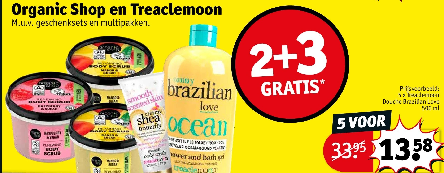 5 x Treaclemoon Douche Brazilian Love 500 ml