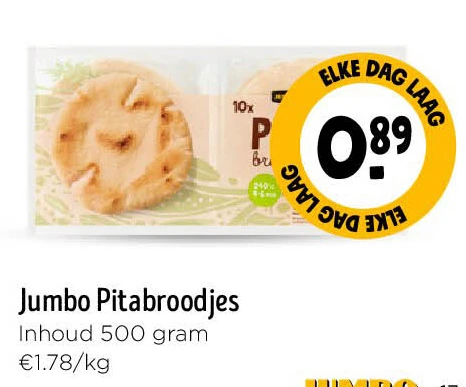 Jumbo Pitabroodjes