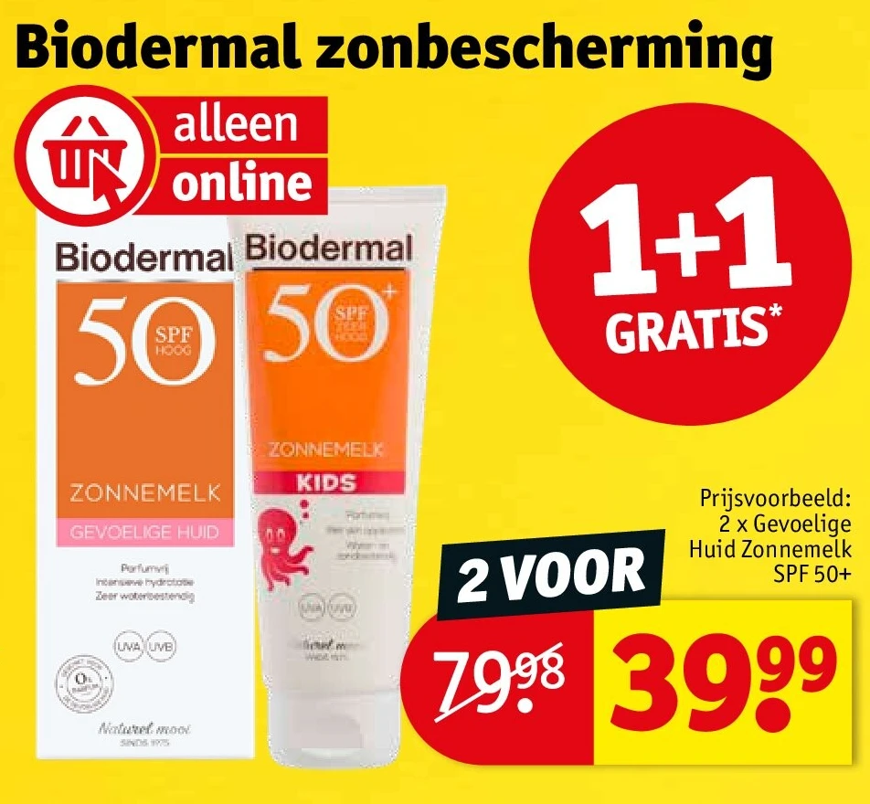 Biodermal zonbescherming