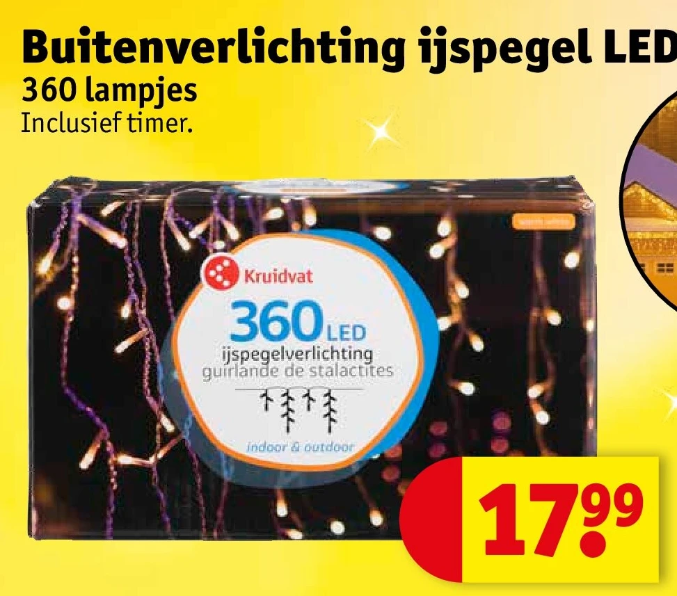 Buitenverlichting ijspegel LED