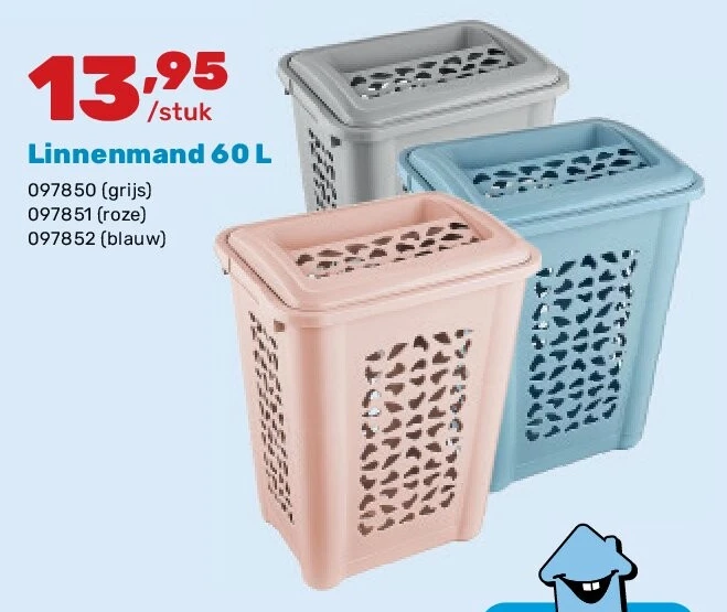 Linnenmand 60 L