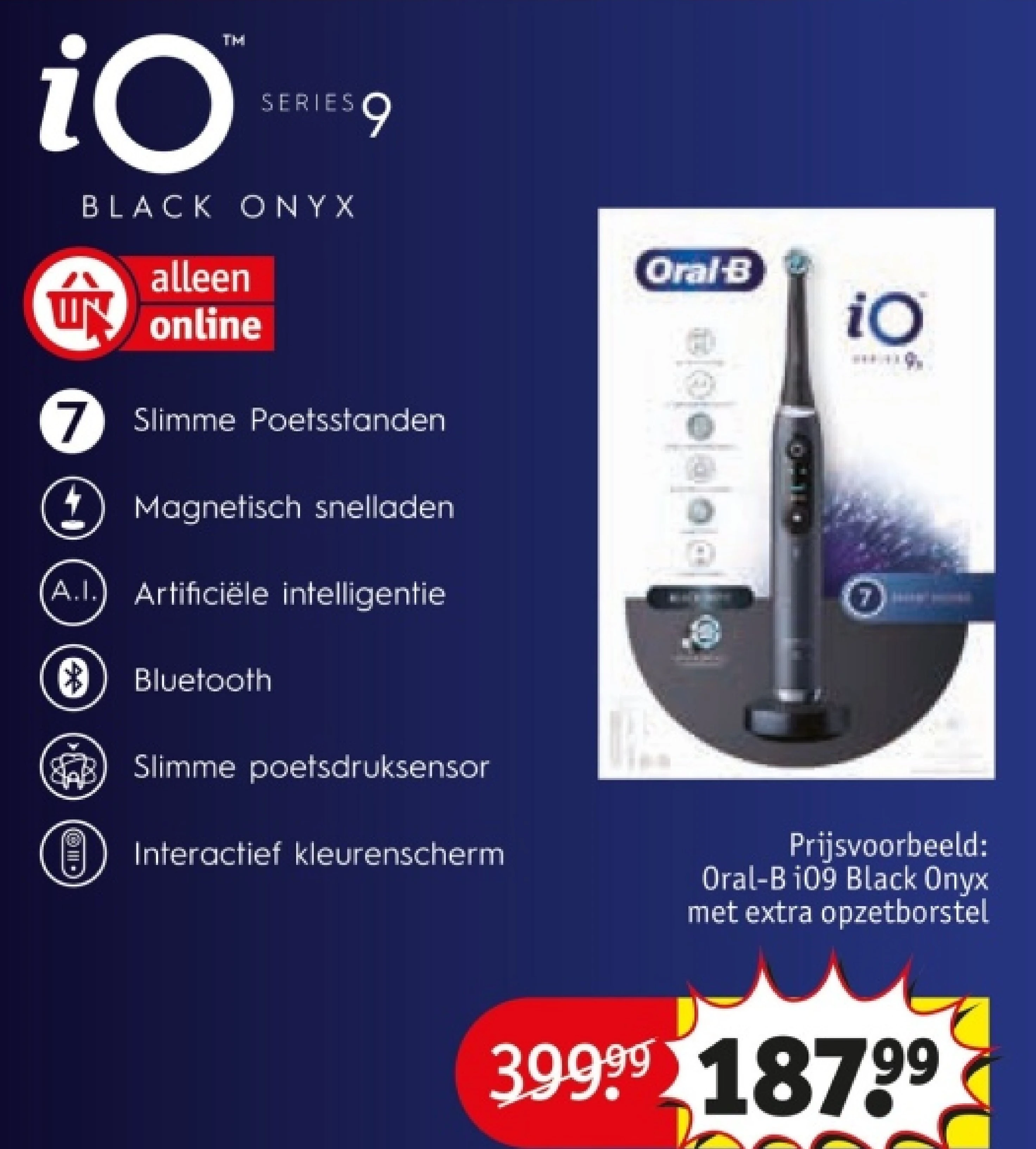 Oral-B 109 Black Onyх met extra opzetborstel