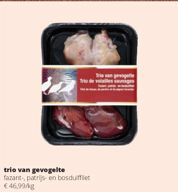trio van gevogelte