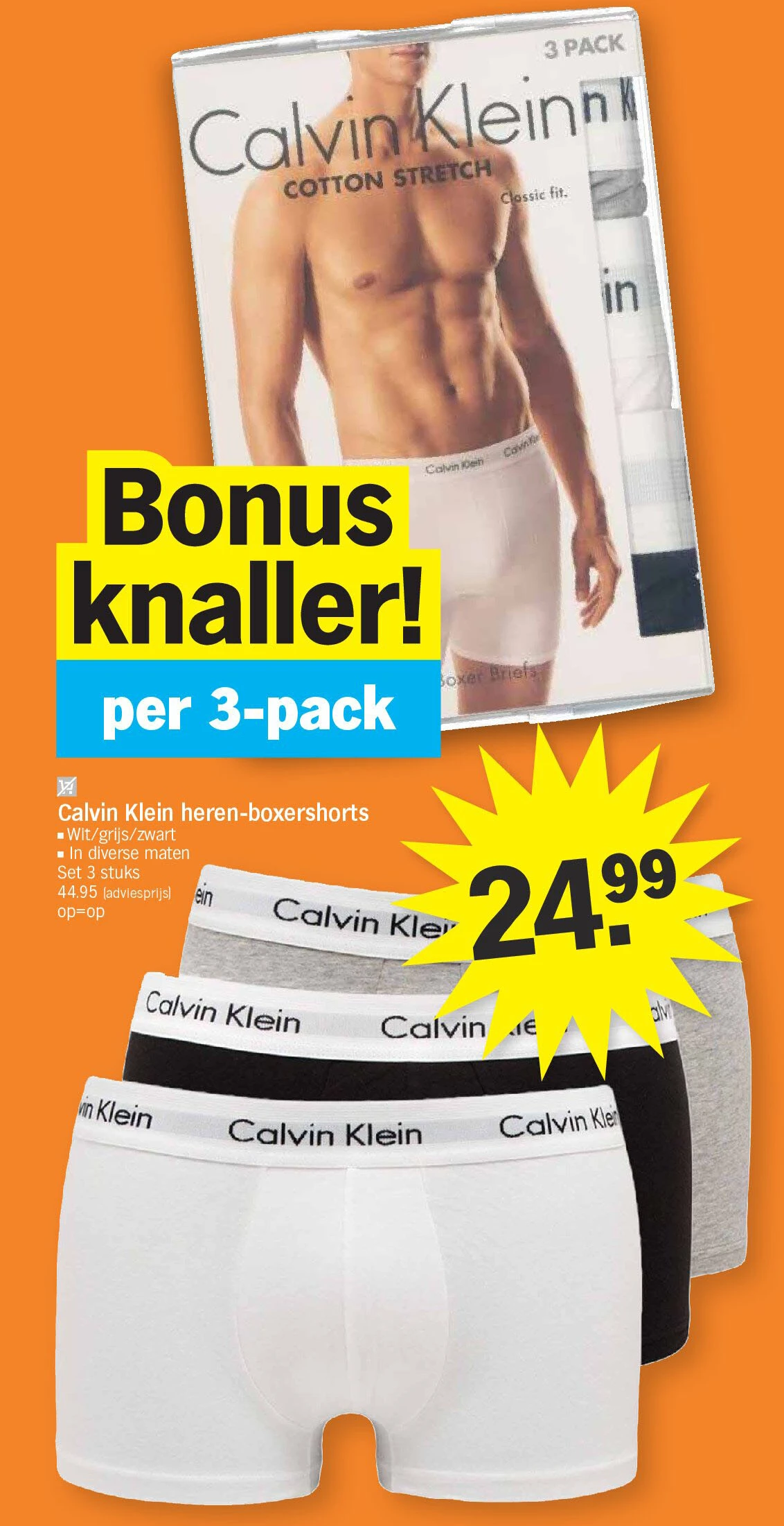 Calvin Klein heren-boxershorts