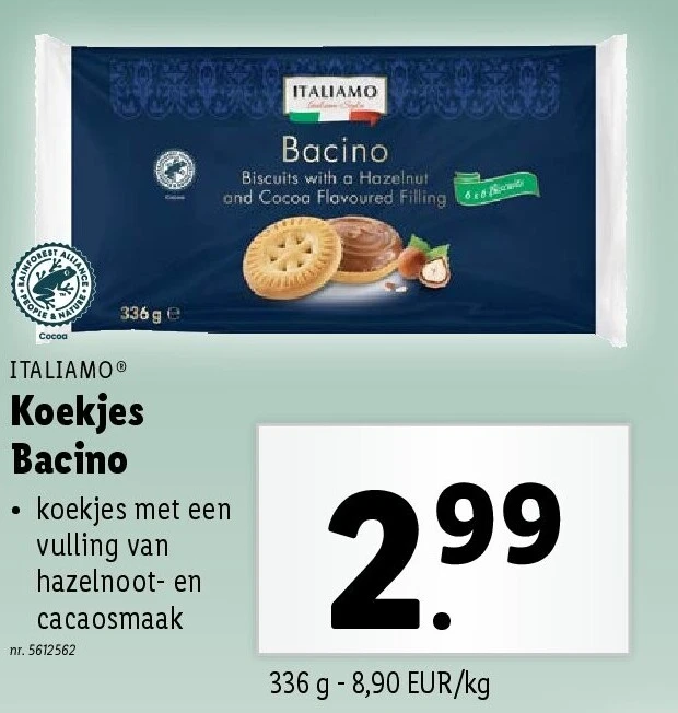 Koekjes Bacino