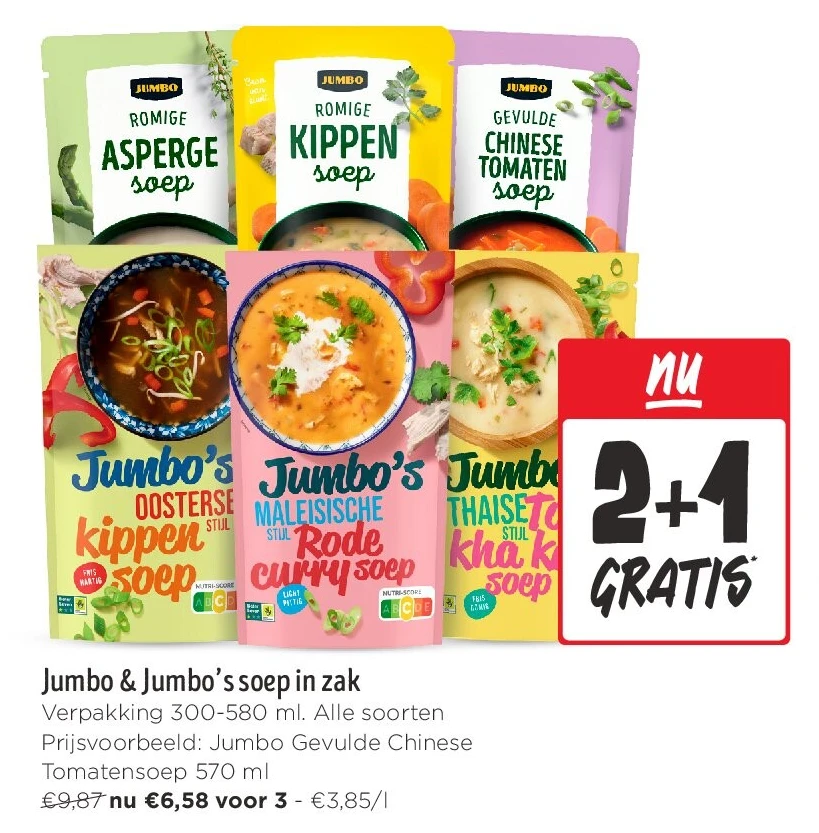 Jumbo & Jumbo’s soep in zak