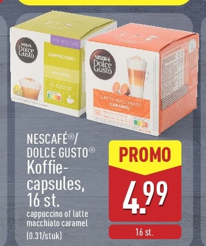 Koffie­ capsules, 16st.